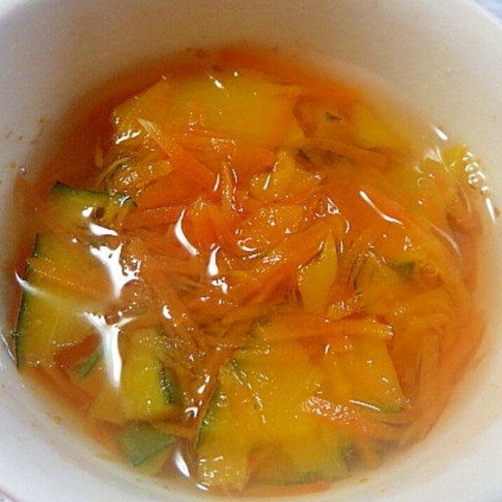 緑黄色野菜のスープ